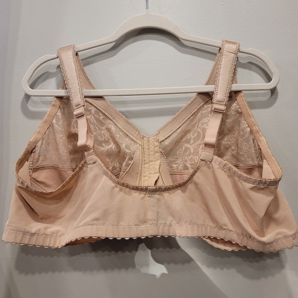 Sz 54C Cafe Glamorise MagicLift Front-Closure Support Bra - Picture 3 of 7